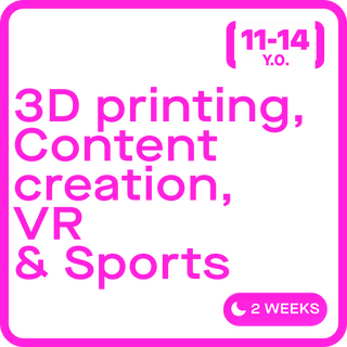 PACK - 3D printing, Content creation, VR & Sports 🇬🇧