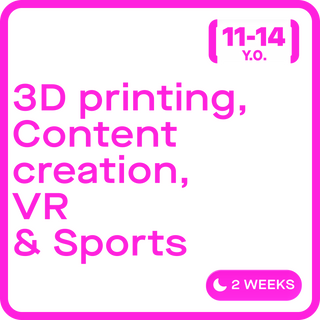PACK - 3D printing, Content creation, VR & Sports 🇬🇧