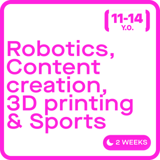 PACK - Robotics, Content creation, 3D printing & Sports 🇬🇧