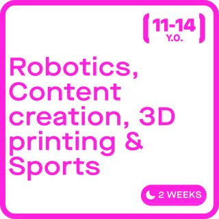 PACK - Robotics, Content creation, 3D printing & Sports 🇬🇧